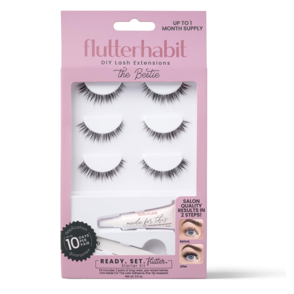 NIB FlutterHabit Bestie Ready Set Starter Kit